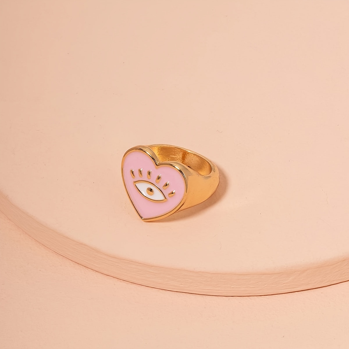 Eye & Heart Ring for Women Daily Wear